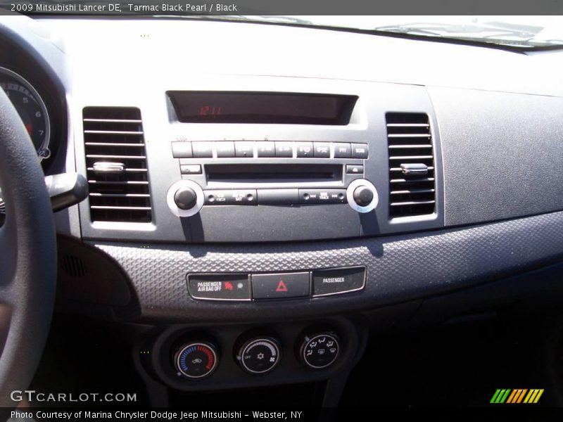 Tarmac Black Pearl / Black 2009 Mitsubishi Lancer DE