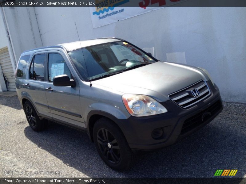 Silver Moss Metallic / Black 2005 Honda CR-V LX