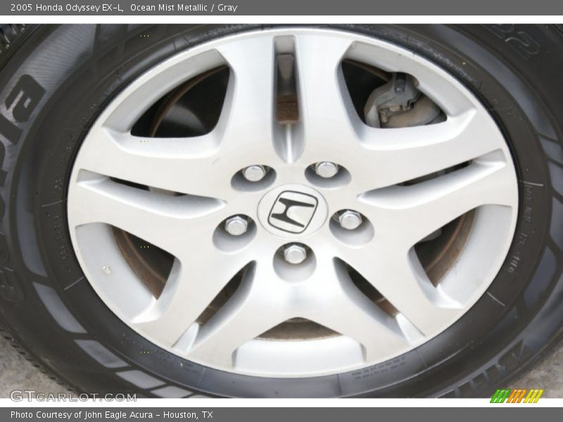 Ocean Mist Metallic / Gray 2005 Honda Odyssey EX-L