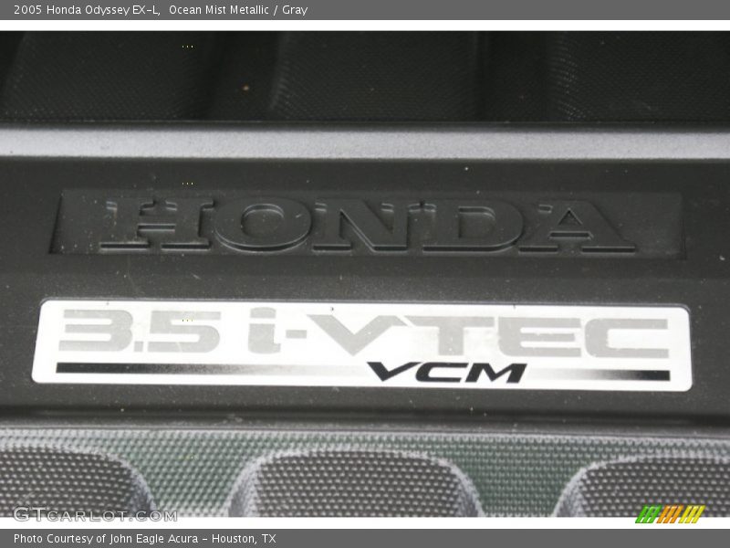 Ocean Mist Metallic / Gray 2005 Honda Odyssey EX-L