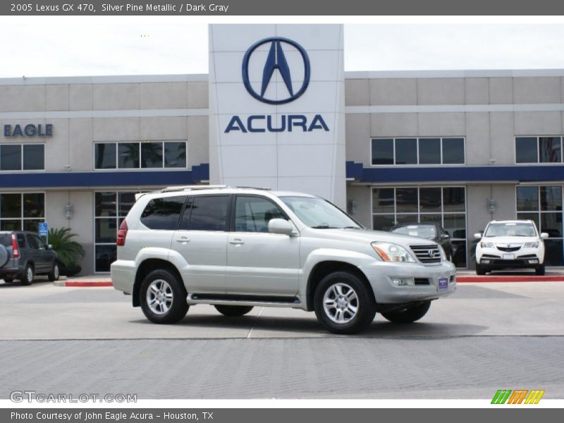 Silver Pine Metallic / Dark Gray 2005 Lexus GX 470