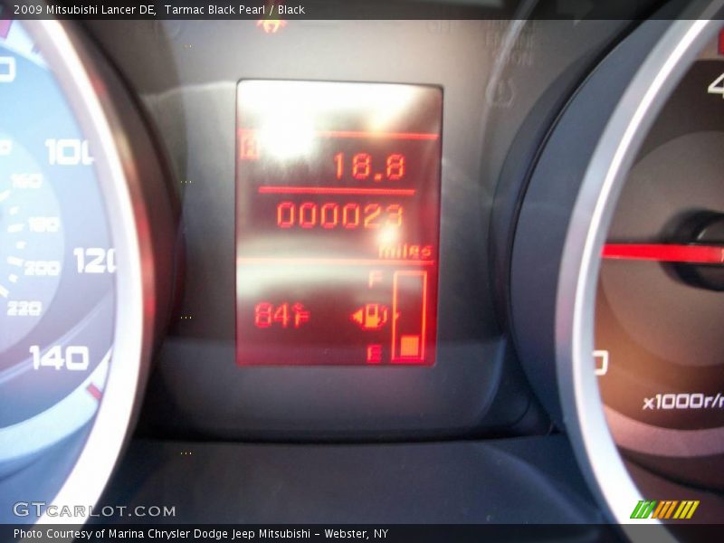 Tarmac Black Pearl / Black 2009 Mitsubishi Lancer DE