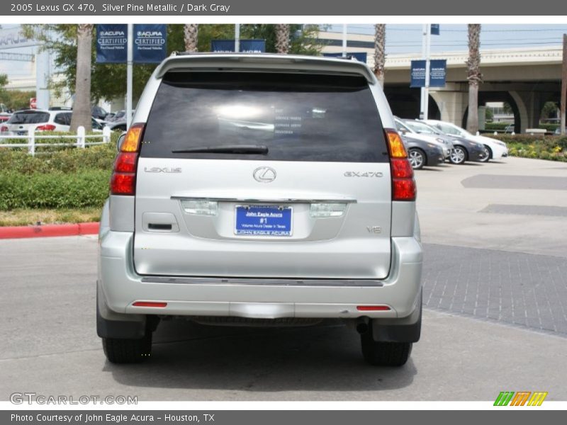 Silver Pine Metallic / Dark Gray 2005 Lexus GX 470