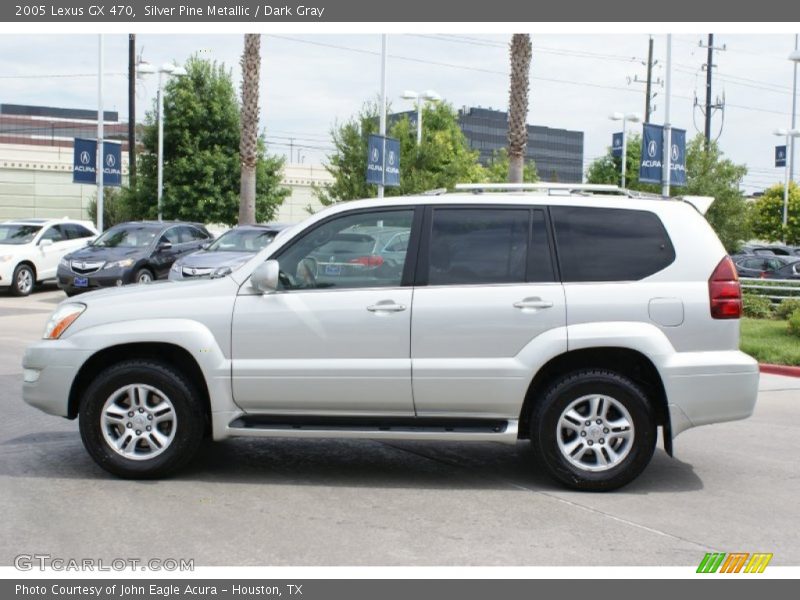 Silver Pine Metallic / Dark Gray 2005 Lexus GX 470