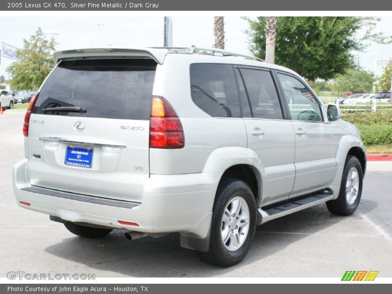 Silver Pine Metallic / Dark Gray 2005 Lexus GX 470