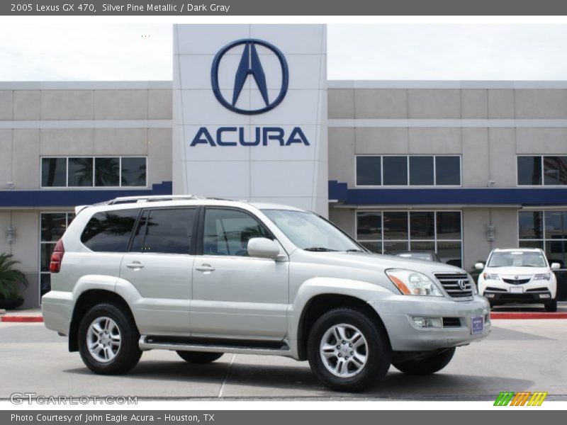 Silver Pine Metallic / Dark Gray 2005 Lexus GX 470