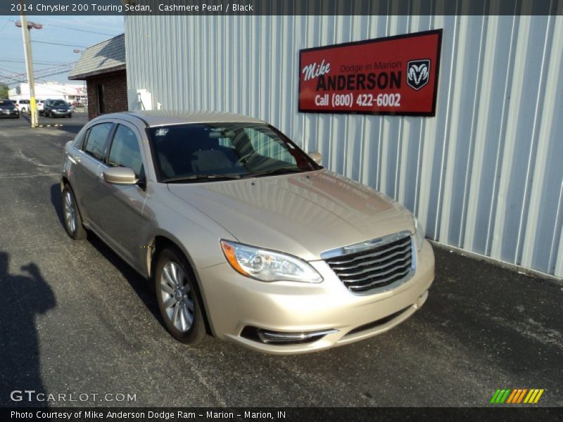 Cashmere Pearl / Black 2014 Chrysler 200 Touring Sedan