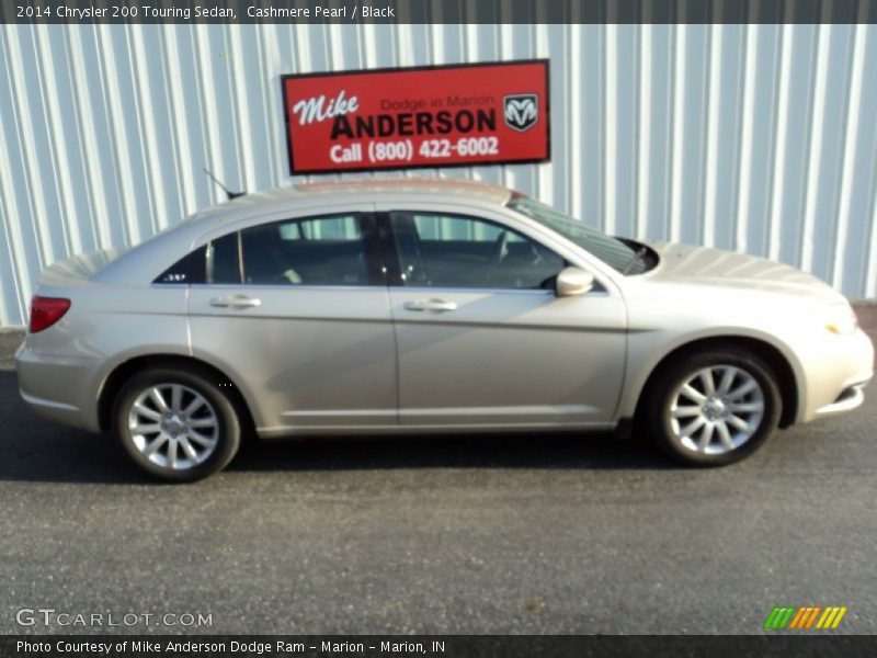 Cashmere Pearl / Black 2014 Chrysler 200 Touring Sedan