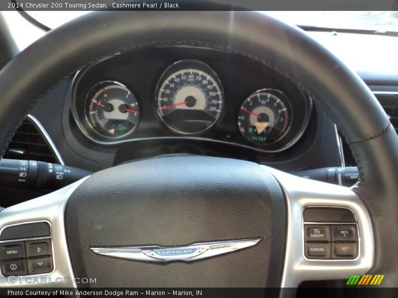 Cashmere Pearl / Black 2014 Chrysler 200 Touring Sedan