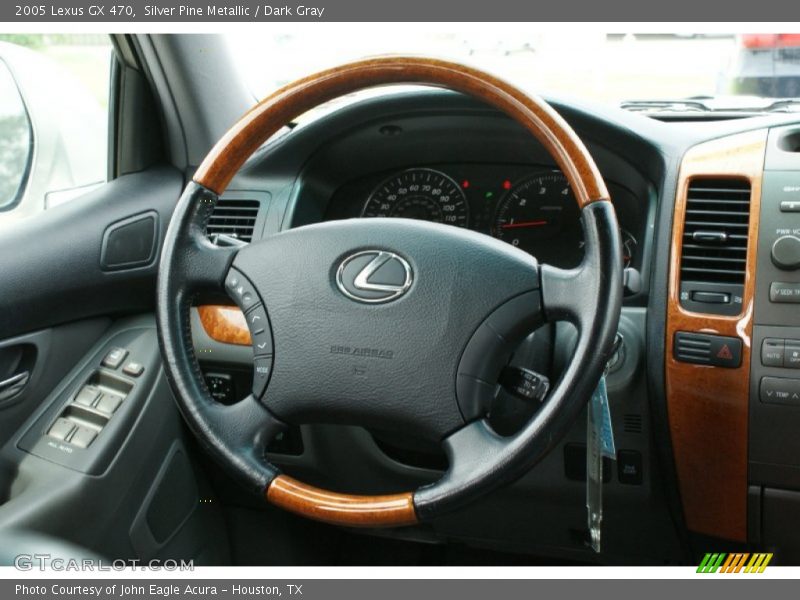 Silver Pine Metallic / Dark Gray 2005 Lexus GX 470