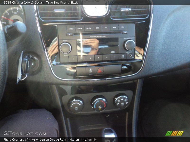 True Blue Pearl / Black 2014 Chrysler 200 LX Sedan