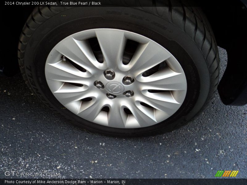 True Blue Pearl / Black 2014 Chrysler 200 LX Sedan