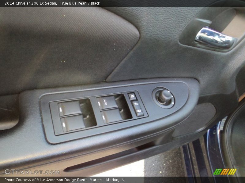 True Blue Pearl / Black 2014 Chrysler 200 LX Sedan