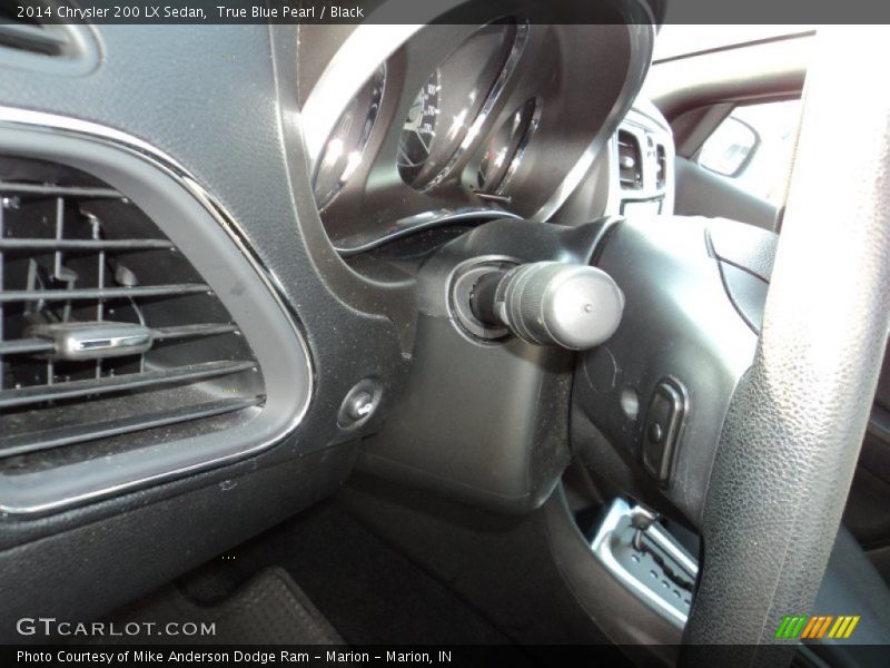 True Blue Pearl / Black 2014 Chrysler 200 LX Sedan