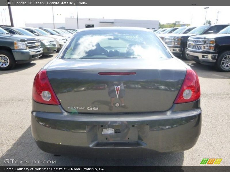 Granite Metallic / Ebony 2007 Pontiac G6 Sedan