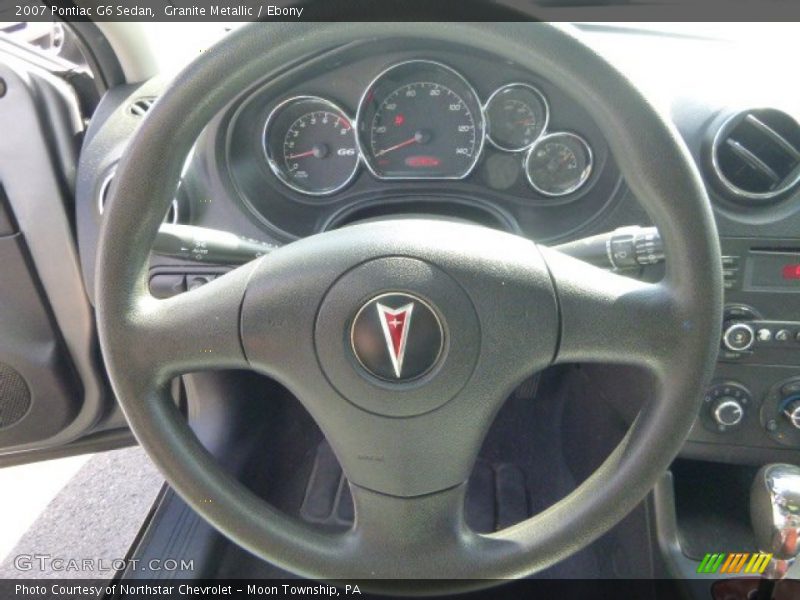 Granite Metallic / Ebony 2007 Pontiac G6 Sedan