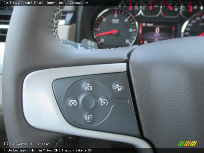Summit White / Cocoa/Dune 2015 GMC Yukon SLE 4WD