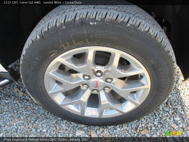Summit White / Cocoa/Dune 2015 GMC Yukon SLE 4WD