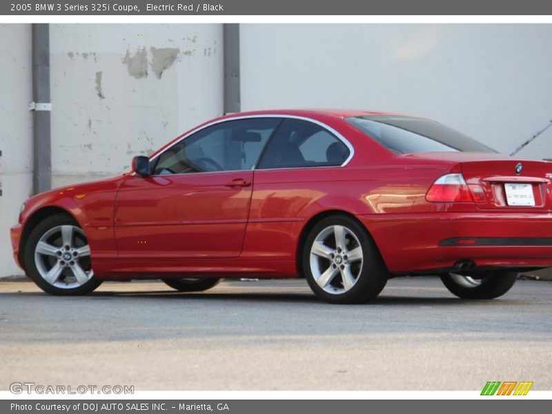 Electric Red / Black 2005 BMW 3 Series 325i Coupe