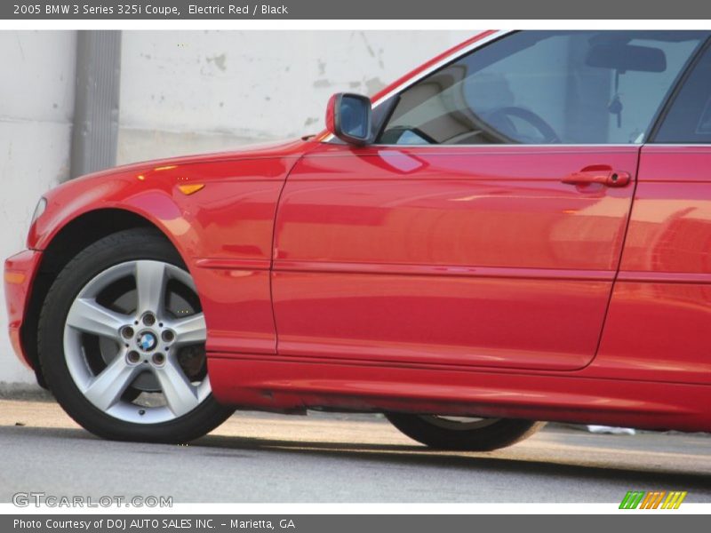 Electric Red / Black 2005 BMW 3 Series 325i Coupe