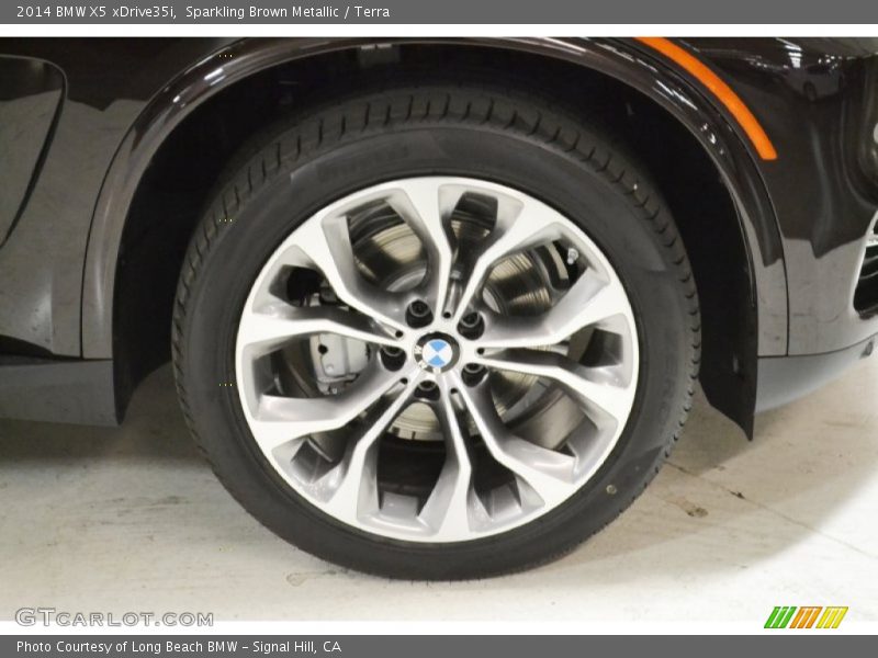 Sparkling Brown Metallic / Terra 2014 BMW X5 xDrive35i