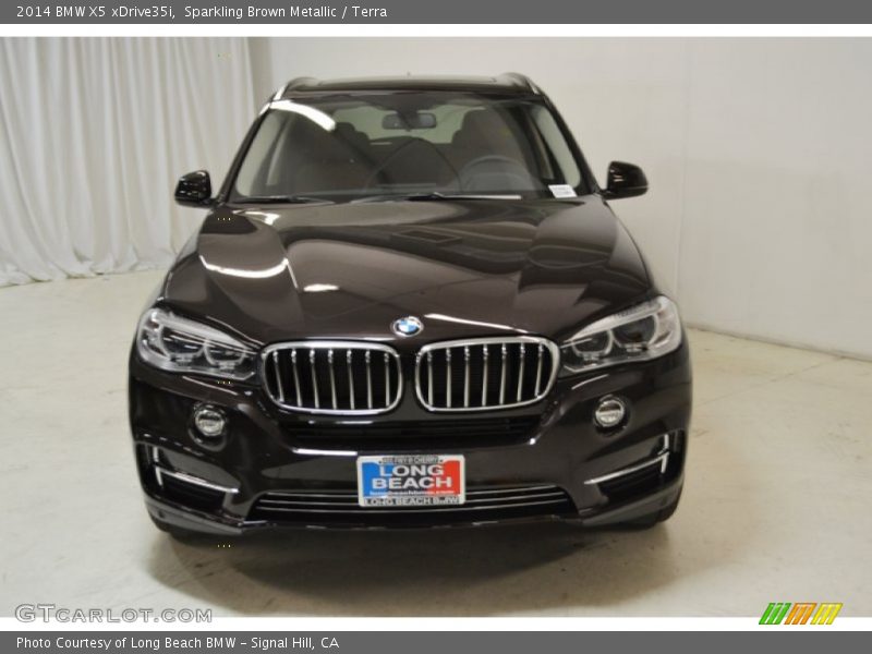 Sparkling Brown Metallic / Terra 2014 BMW X5 xDrive35i