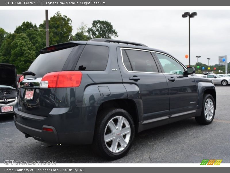 Cyber Gray Metallic / Light Titanium 2011 GMC Terrain SLT