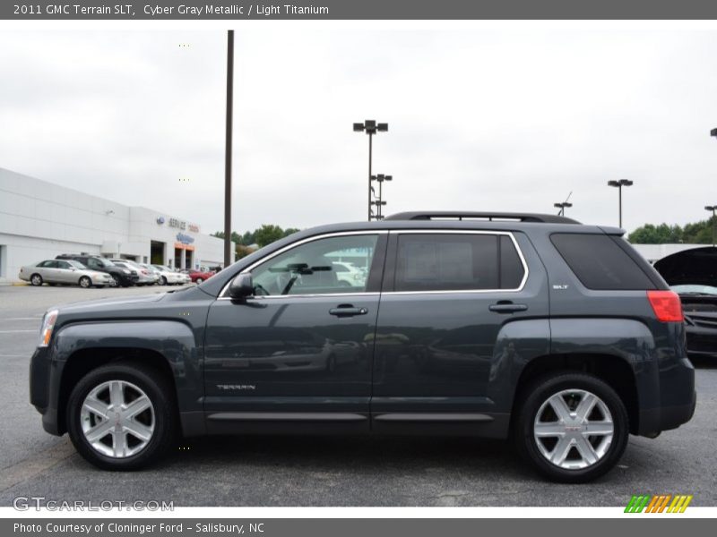 Cyber Gray Metallic / Light Titanium 2011 GMC Terrain SLT