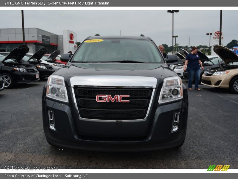 Cyber Gray Metallic / Light Titanium 2011 GMC Terrain SLT