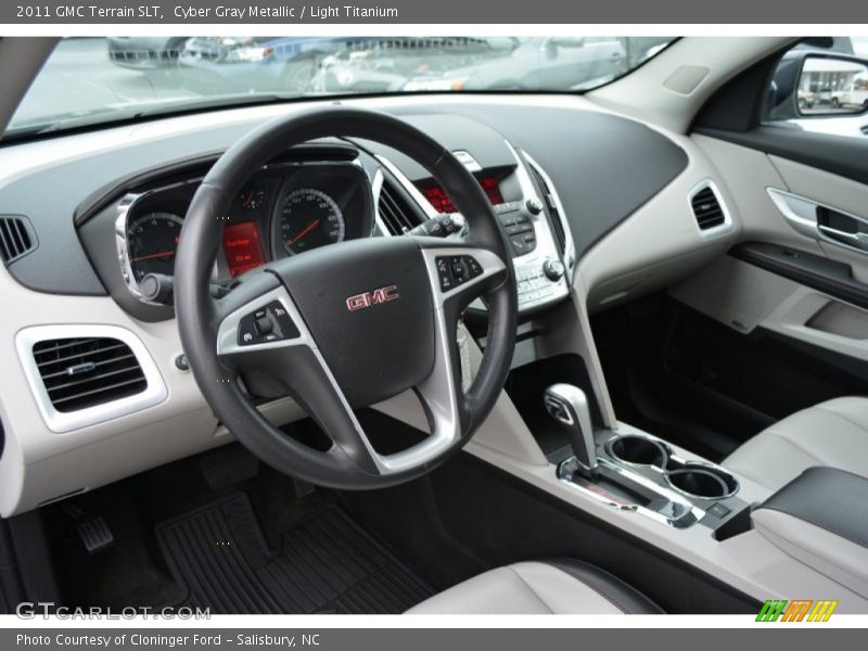 Cyber Gray Metallic / Light Titanium 2011 GMC Terrain SLT