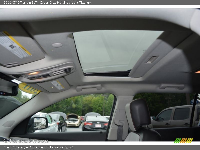 Cyber Gray Metallic / Light Titanium 2011 GMC Terrain SLT