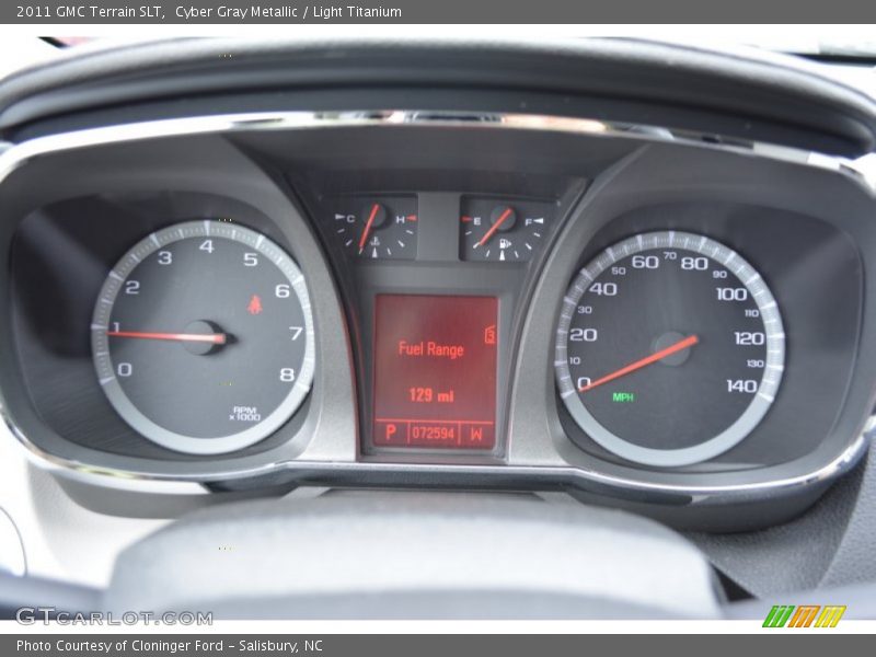 Cyber Gray Metallic / Light Titanium 2011 GMC Terrain SLT