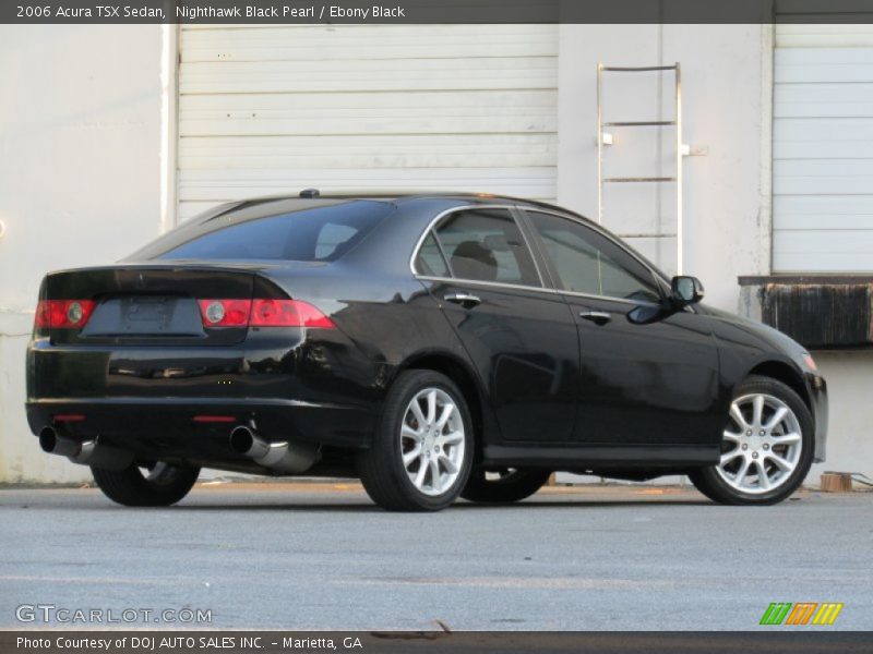 Nighthawk Black Pearl / Ebony Black 2006 Acura TSX Sedan