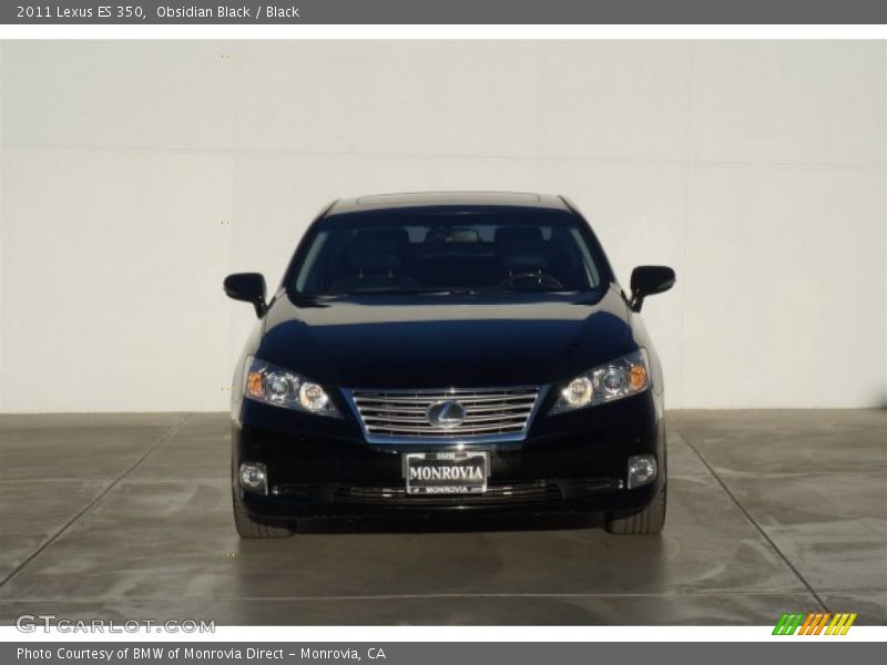 Obsidian Black / Black 2011 Lexus ES 350