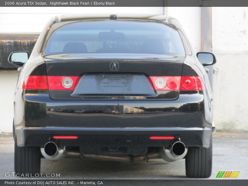 Nighthawk Black Pearl / Ebony Black 2006 Acura TSX Sedan