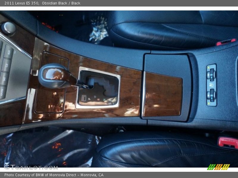 Obsidian Black / Black 2011 Lexus ES 350