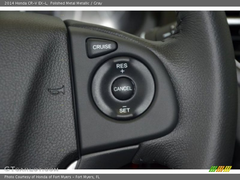 Polished Metal Metallic / Gray 2014 Honda CR-V EX-L