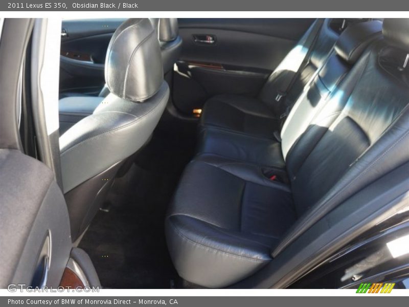 Obsidian Black / Black 2011 Lexus ES 350