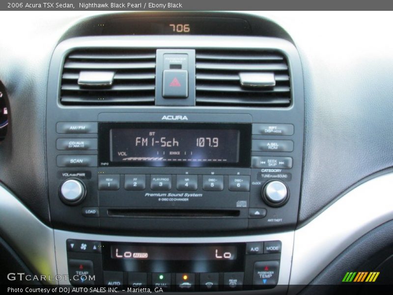 Nighthawk Black Pearl / Ebony Black 2006 Acura TSX Sedan