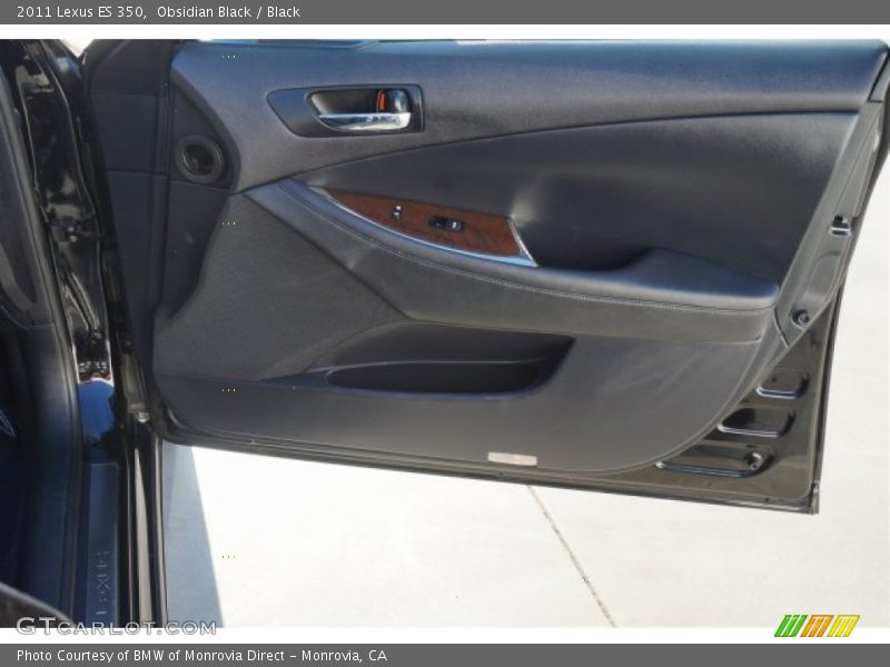 Obsidian Black / Black 2011 Lexus ES 350