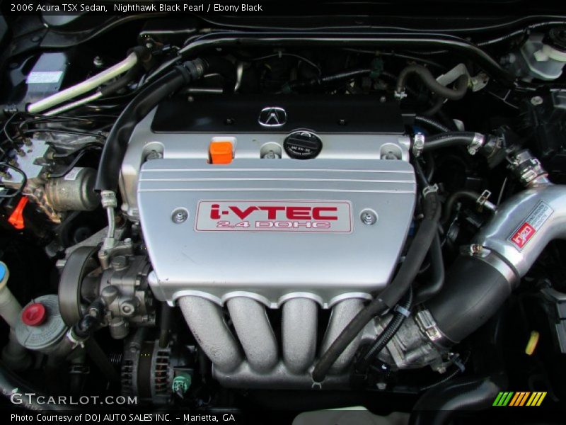 Nighthawk Black Pearl / Ebony Black 2006 Acura TSX Sedan