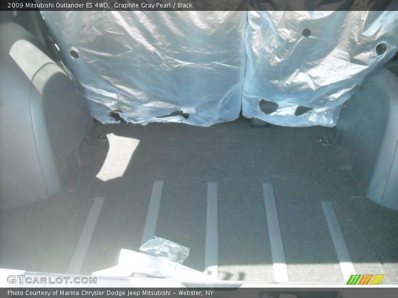 Graphite Gray Pearl / Black 2009 Mitsubishi Outlander ES 4WD