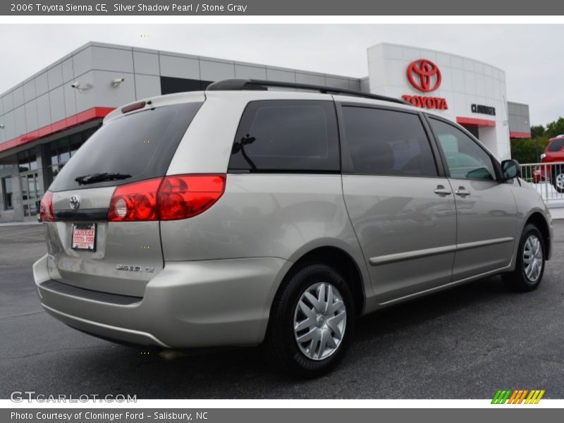 Silver Shadow Pearl / Stone Gray 2006 Toyota Sienna CE