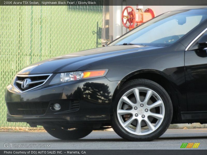 Nighthawk Black Pearl / Ebony Black 2006 Acura TSX Sedan