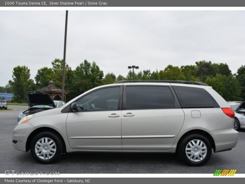 Silver Shadow Pearl / Stone Gray 2006 Toyota Sienna CE
