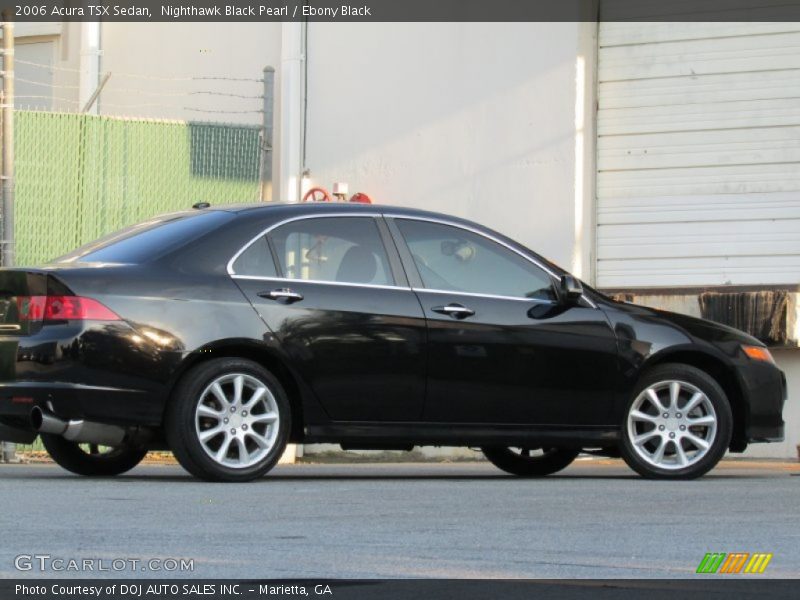 Nighthawk Black Pearl / Ebony Black 2006 Acura TSX Sedan