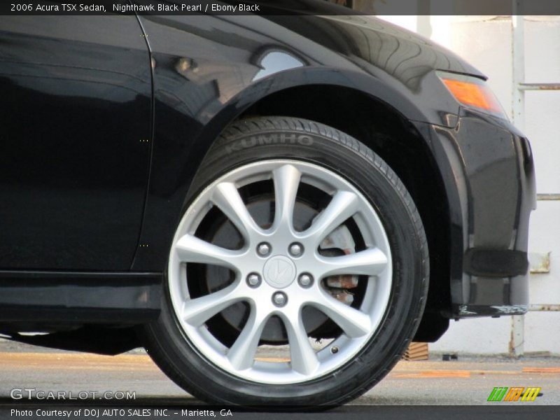 Nighthawk Black Pearl / Ebony Black 2006 Acura TSX Sedan