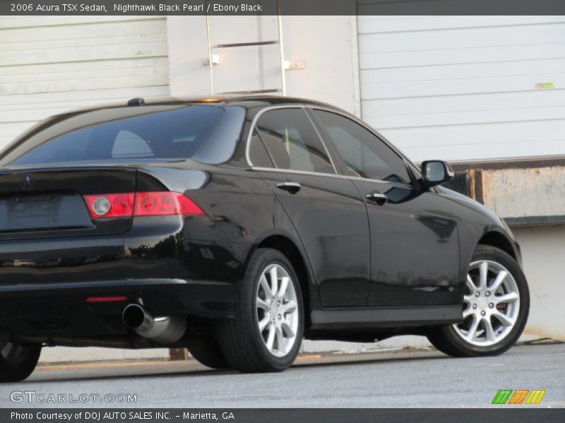 Nighthawk Black Pearl / Ebony Black 2006 Acura TSX Sedan