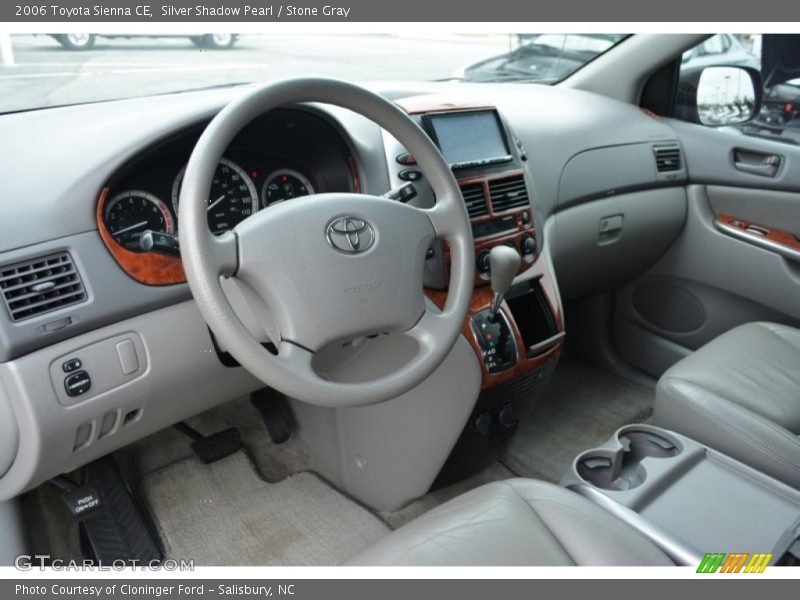 Silver Shadow Pearl / Stone Gray 2006 Toyota Sienna CE