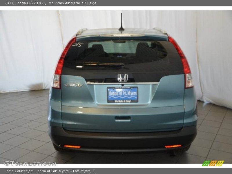 Mountain Air Metallic / Beige 2014 Honda CR-V EX-L